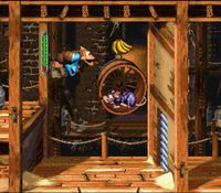 une photo d'Ã©cran de Donkey Kong Country 3 sur Nintendo Super Nes